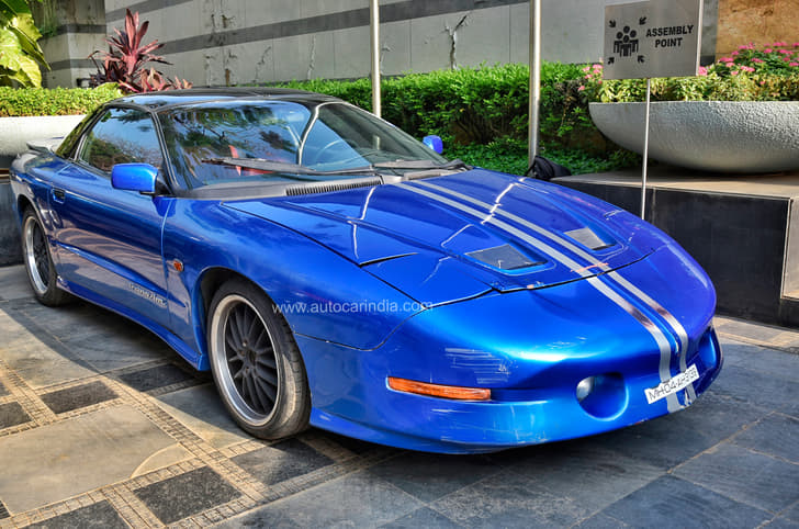 A Pontiac Trans Am Firebird.